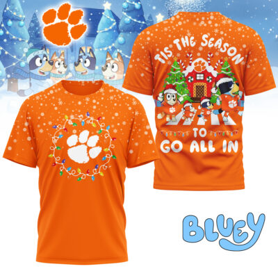 Clemson Tigers | Premium NCAA Tis The Season Christmas T-shirt