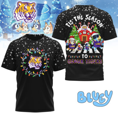 LSU Tigers | Premium NCAA Tis The Season Christmas T-shirt
