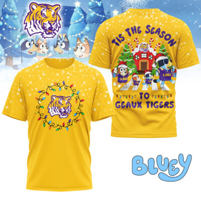LSU Tigers | Premium NCAA Tis The Season Christmas T-shirt