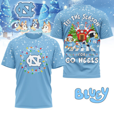 North Carolina Tar Heels | Premium NCAA Tis The Season Christmas T-shirt