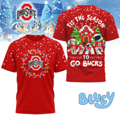 Ohio State Buckeyes | Premium NCAA Tis The Season Christmas T-shirt