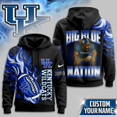 Kentucky Wildcats | Premium NCAA Victory Flame Personalized Hoodie