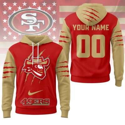 San Francisco 49ers | Premium NFL Fan Pride Claw Hoodie - 3XL