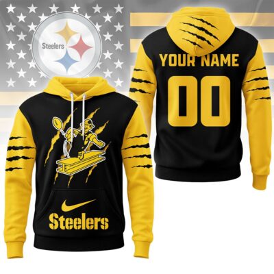 Pittsburgh Steelers | Premium NFL Fan Pride Claw Hoodie - 5XL