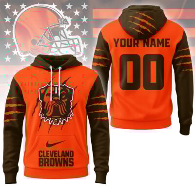 Cleveland Browns | Premium NFL Fan Pride Claw Hoodie - XL