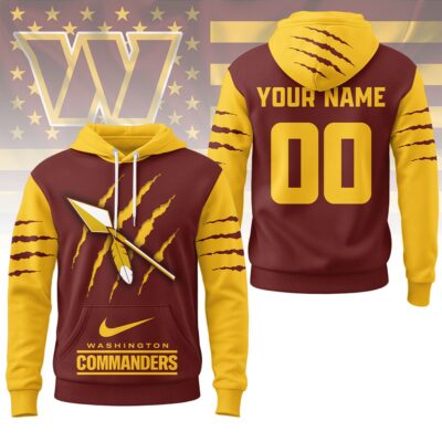 Washington Commanders | Premium NFL Fan Pride Claw Hoodie - XL