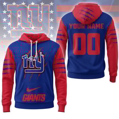 New York Giants | Premium NFL Fan Pride Claw Hoodie - 5XL