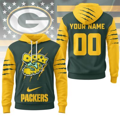 Green Bay Packers | Premium NFL Fan Pride Claw Hoodie - 3XL