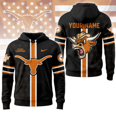 Texas Longhorns | Premium NCAA Custom Pride Nation Hoodie - 4XL