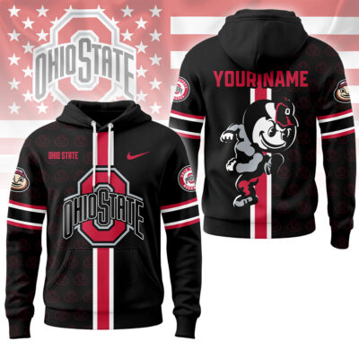 Ohio State Buckeyes | Premium NCAA Custom Pride Nation Hoodie - L