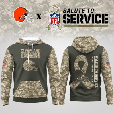 Cleveland Browns | Premium NFL Salute to Service Hoodie