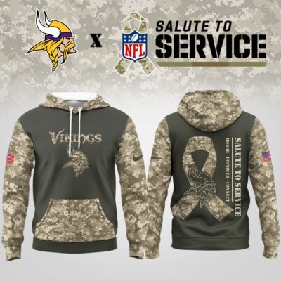 Minnesota Vikings | Premium NFL Salute to Service Hoodie