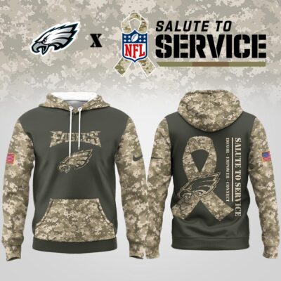 Philadelphia Eagles | Premium NFL Salute to Service Hoodie