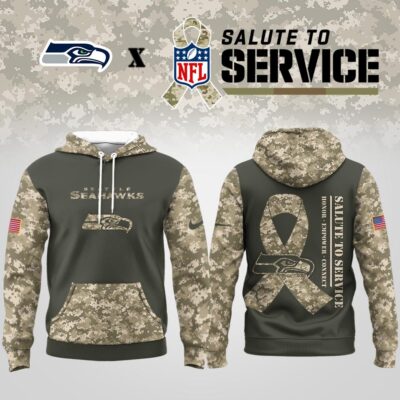Seattle Seahawks | Premium NFL Salute to Service Hoodie
