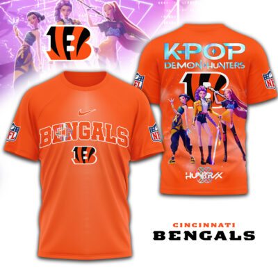 Cincinnati Bengals | Premium NFL KPop Demon Hunters Tshirt - 4XL