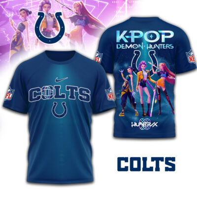 Indianapolis Colts | Premium NFL KPop Demon Hunters Tshirt - L