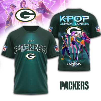 Green Bay Packers | Premium NFL KPop Demon Hunters Tshirt - L