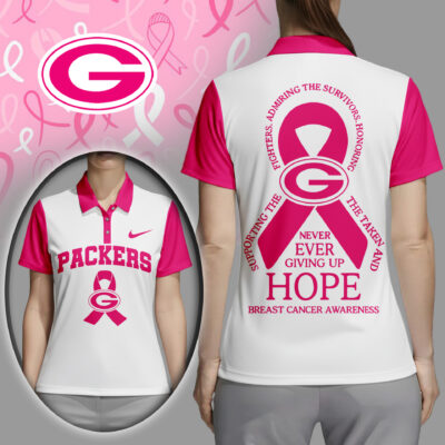 Green Bay Packers | Premium NFL Never Ever Giving Up Hope Women Polo Shirt - S