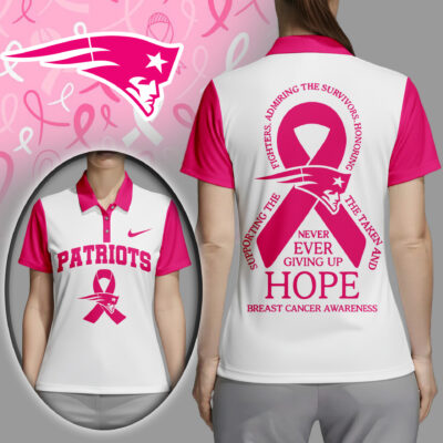 New England Patriots | Premium NFL Never Ever Giving Up Hope Women Polo Shirt - 5XL