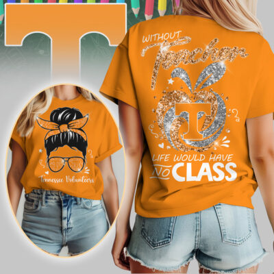 Tennessee Volunteers | Premium NCAA Without Teacher Life Would Have No Class Tshirt