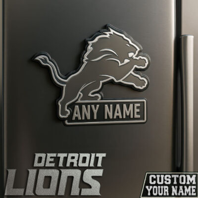 Detroit Lions | Premium NFL Fridge Magnet - 18cm x 18cm