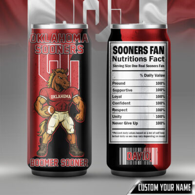 Oklahoma Sooners | Premium NCAA Victory Pride Can Tumbler - 300ml