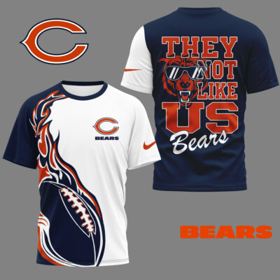 Chicago Bears | Premium NFL They Not Like Us 3D Shirt
