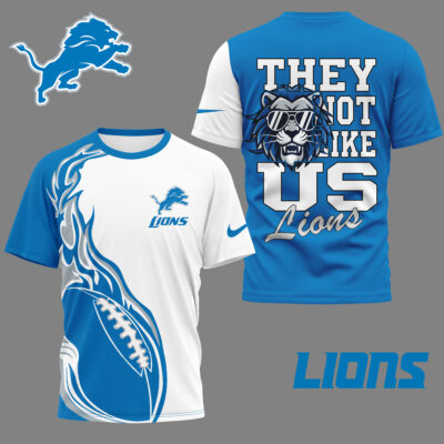 Detroit Lions | Premium NFL They Not Like Us 3D Shirt