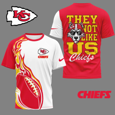 Kansas City Chiefs | Premium NFL They Not Like Us 3D Shirt
