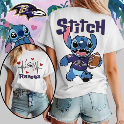 Baltimore Ravens | Premium NFL Stitch Women Shirt
