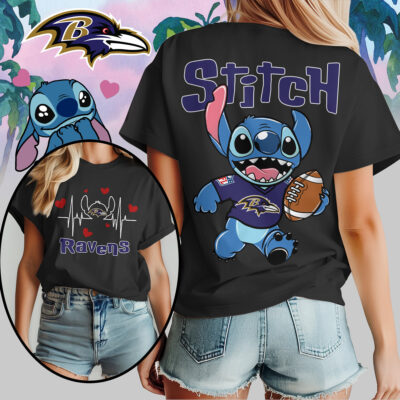 Baltimore Ravens | Premium NFL Stitch Women Shirt