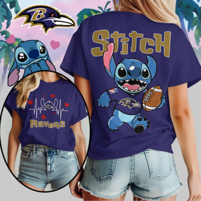 Baltimore Ravens | Premium NFL Stitch Women Shirt