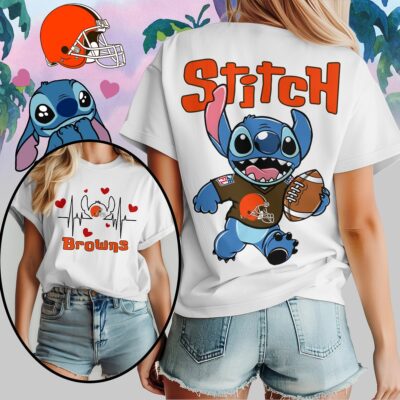 Cleveland Browns | Premium NFL Stitch Women Shirt