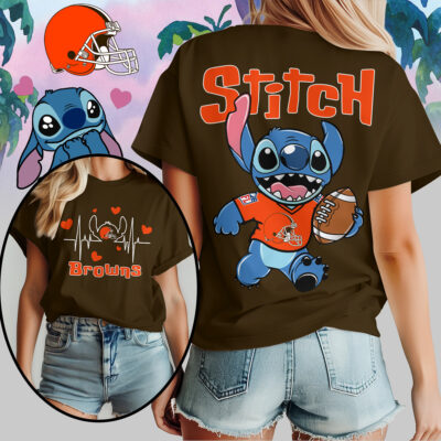 Cleveland Browns | Premium NFL Stitch Women Shirt