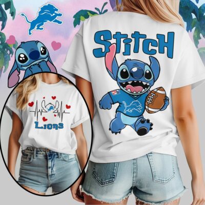 Detroit Lions | Premium NFL Stitch Women Shirt