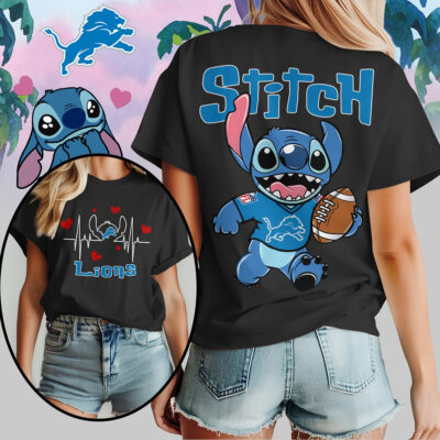 Detroit Lions | Premium NFL Stitch Women Shirt