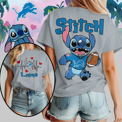 Detroit Lions | Premium NFL Stitch Women Shirt