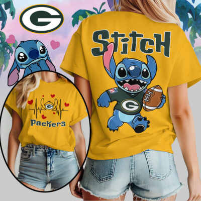 Green Bay Packers | Premium NFL Stitch Women Shirt