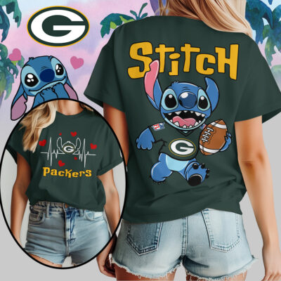 Green Bay Packers | Premium NFL Stitch Women Shirt