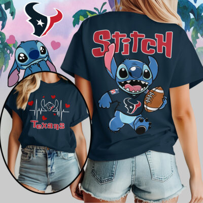 Houston Texans | Premium NFL Stitch Women Shirt