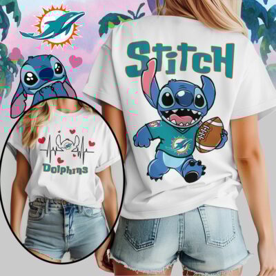 Miami Dolphins | Premium NFL Stitch Women Shirt