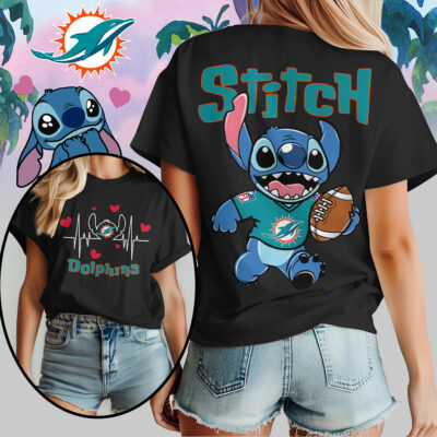 Miami Dolphins | Premium NFL Stitch Women Shirt