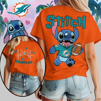 Miami Dolphins | Premium NFL Stitch Women Shirt