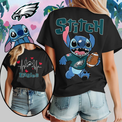 Philadelphia Eagles | Premium NFL Stitch Women Shirt