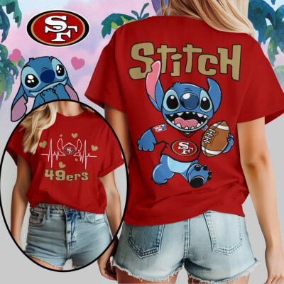 San Francisco 49ers | Premium NFL Stitch Women Shirt