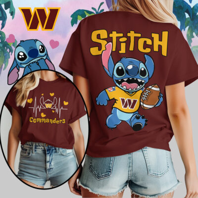 Washington Commanders | Premium NFL Stitch Women Shirt
