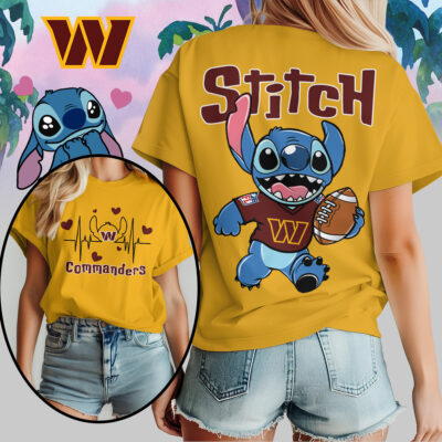 Washington Commanders | Premium NFL Stitch Women Shirt