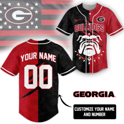Georgia Bulldogs | Premium NCAA Special Split Colors Fan Jersey - 4XL
