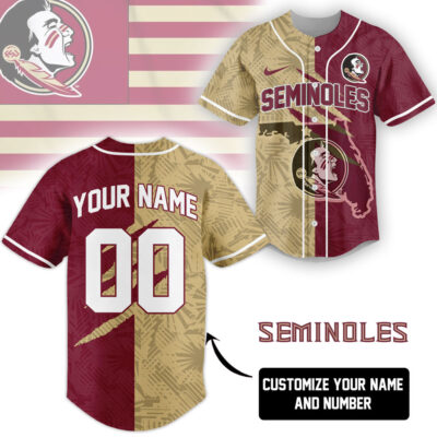 Florida State Seminoles | Premium NCAA Special Split Colors Fan Jersey - 2XL