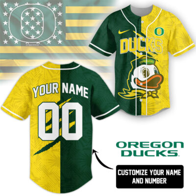 Oregon Ducks | Premium NCAA Special Split Colors Fan Jersey - 2XL